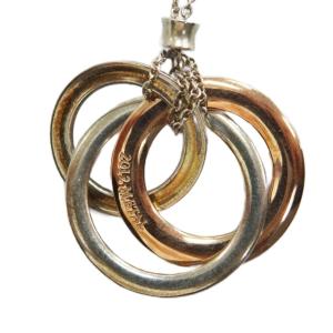 TIFFANY&Co. インターロッキングサークル ネックレス Silver925