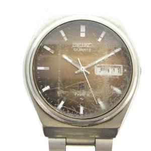 ジャンク品 7123-8020 TYPE 2 タイプツー 腕時計 ウォッチ クォーツ カレンダー付き カットガラス