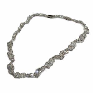 851812 ネックレス ドリームネックレス アクセサリー ハート ビジュー ラインストーン シルバー色