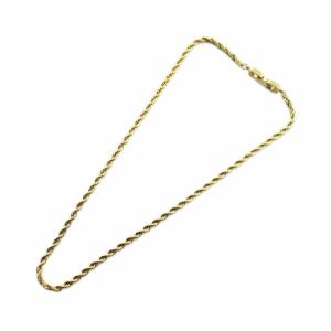 ネックレス アクセサリー ロープチェーン ロゴ ゴールド色 GY11 /MQ