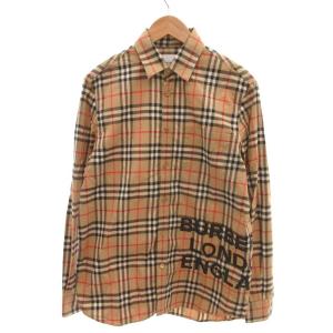 ノバチェックシャツ XS ベージュ