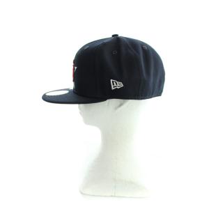 NEW ERA キャップ 帽子 刺繍 ロゴ 7 3/4 紺 ネイビー GY18 /MQ