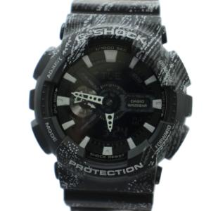 GA-110TX 腕時計 ウォッチ クォーツ アナデジ ロゴ 黒文字盤 黒 ブラック GY18 /MQ
