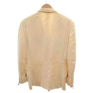 GIANNI VERSACE Archive テーラードジャケット ブレザー シルク ジップアップ メデューサ アイボリー /YJ