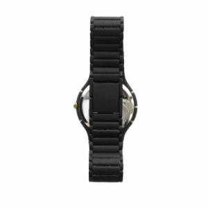 YVES SAINT LAURENT 65730 腕時計 ウォッチ クォーツ カレンダー付き 白文字盤 黒 ブラック GY11 /MQ
