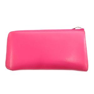 レディース 未使用完売品 プラティカ ヒロフ 長財布 Hロゴ ピンク系 レザー