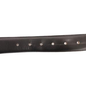 dunhill レザーベルト ロゴバックル イングランド製 36/90 黒 ブラック /JS GY18