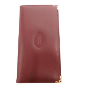 マストライン  二つ折り財布 ウォレット 札入れ レザー ロゴ ボルドー /FF GY18