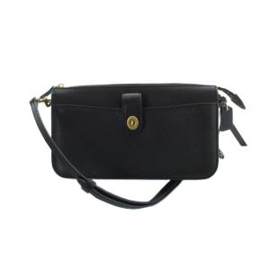 C4816 NOA POP UP ノアポップアップ 長財布 ショルダーウォレット レザー ロゴ 黒 ブラック