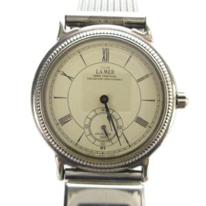 3481-340540 CLUB LA MER クラブラメール 腕時計 ウォッチ クォーツ スモセコ シルバー色