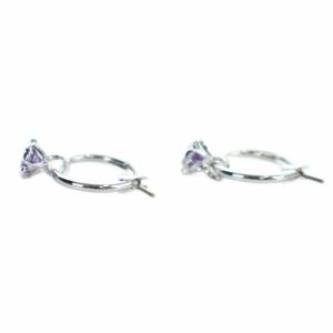 SWAROVSKI ピアス アクセサリー 両耳用 ラインストーン ロゴ シルバー色 GY18 /MQ