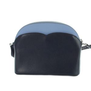 kate spade new york D411 ショルダーバッグ 斜めがけ レザー ロゴ 青 ブルー GY18 /MQ