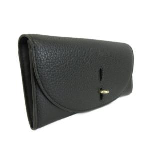 FURLA 長財布 二つ折り レザー ターンロック ロゴ ゴールド金具 黒 ブラック /XZ GY18