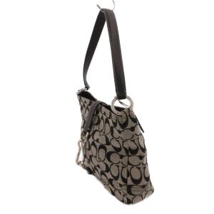 COACH ショルダーバッグ 肩掛け シグネチャー キャンバス レザー グレー F13067 /FF  GY18