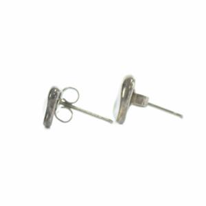 TIFFANY&Co. カーブドハート ピアス アクセサリー 両耳用 Silver925 ロゴ シルバー色 GY11 /MQ OH