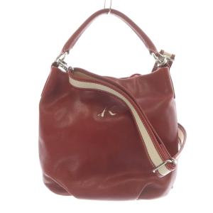 ハンドバッグ 2WAYバッグ レザー ショルダーバッグ 赤 レッド /SR GY18