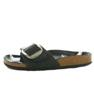 BIRKENSTOCK サンダル レザー 37 24.0cm 黒 /MI GY11