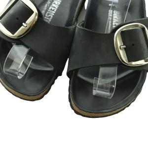 BIRKENSTOCK サンダル レザー 37 24.0cm 黒 /MI GY11