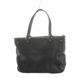 COACH F23973 トートバッグ ハンド レザー ロゴ 黒 ブラック GY18 /MQ