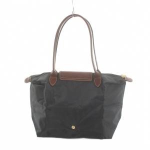 Longchamp トートバッグ ル・プリアージュ ハンド レザー ナイロン ロゴ グレー GY18 /MQ