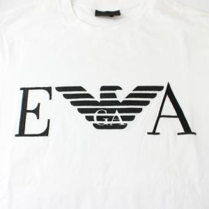 EMPORIO ARMANI Tシャツ S 白 ホワイト ロゴ 半袖 /GP GY18