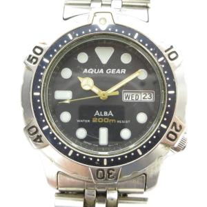 SEIKO セイコー-ALBA アルバ AQUA GEAR V346-6A10 腕時計 ウォッチ