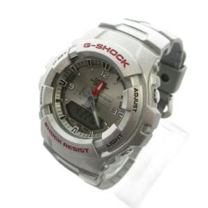 CASIO G-SHOCK G-100 腕時計 ウォッチ クォーツ アナデジ カレンダー付き シルバー色 GY18 /MQ