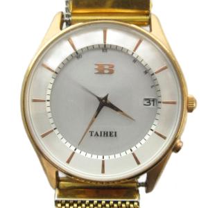 TAIHEI 太平ビルサービス創業60周年記念 H415-5126746 腕時計 ウォッチ ソーラー 白文字盤