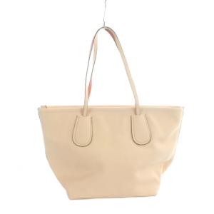 COACH 34355 トートバッグ ハンド レザー ロゴ ベージュ GY18 /MQ