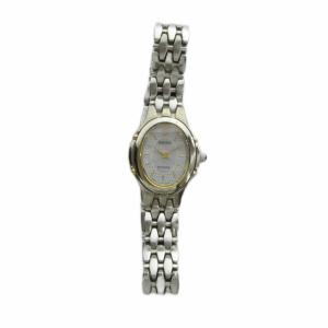 希少 SEIKO エクセリーヌ D&E シェル文字盤 ローマン クォーツ 腕時計 SEIKO セイコー-V110-5A40 EXCELINE エクセリーヌ 腕時計 ウォッチ