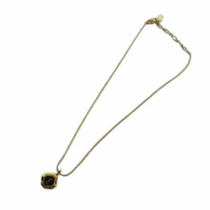 YVES SAINT LAURENT ネックレス アクセサリー ペンダント ロゴ ゴールド色 GY18 /MQ