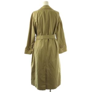 Aquascutum ロングコート ベルト付き ベージュ /DF GY42