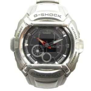 ジャンク品 G-510D 腕時計 ウォッチ クォーツ 黒文字盤 シルバー色 GY42 /MQ