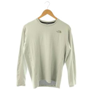 NT61912 ロングスリーブフラッシュドライクルー Tシャツ カットソー 長袖 ロゴ M グレー /HK