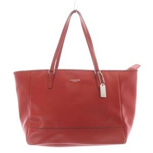 トートバッグ ハンドバッグ レザー ロゴ 赤 レッド 23576 /SR GY18