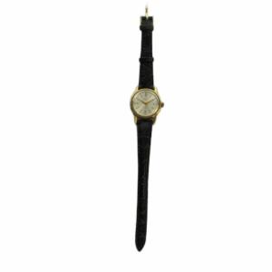 SEIKO CHORUS コーラス 腕時計 手巻き レザーベルト 21石 ゴールドカラー