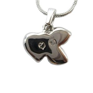 SWAROVSKI ネックレス アクセサリー ペンダント ハート クリスタル シルバー色 GY18 /MQ