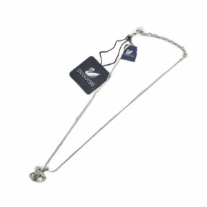 SWAROVSKI ネックレス アクセサリー ペンダント ハート クリスタル シルバー色 GY18 /MQ