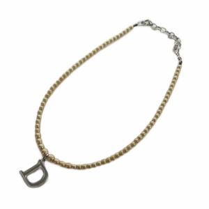 ネックレス アクセサリー フェイクパール Dトップ シルバー色 ゴールド色 GY18 /MQ OH