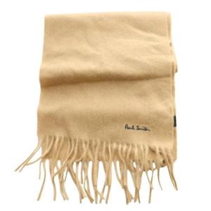 PAUL SMITH マフラー ストール ウール 茶 ブラウン /SS OS GY18