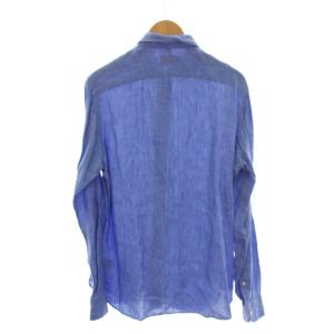 LUIGI BORRELLI シャツ L 青 ブルー 長袖 /LP GY17
