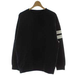 24AW DUAL WARM BARE PONTI LINE DROP SHOULDER トレーナー M