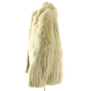 SAGA FOX サガフォックス 銀タグ アイボリー L ファーコート 美品 