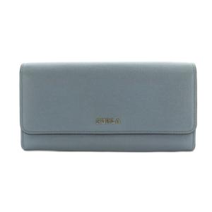 長財布 二つ折り 小銭入れ レザー サックスブルー /MI GY18