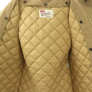 Traditional Weatherwear コート ロング フード ライナー付き 38 ベージュ /DO GY18