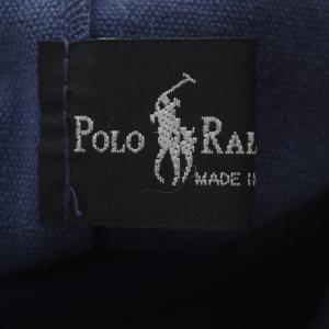 POLO RALPH LAUREN トートバッグ キャンバス ポロベア ロゴ ネイビー /YO32 GY18