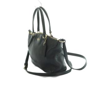 COACH ショルダーバッグ レザー 濃紺 F57583 /MI GY11