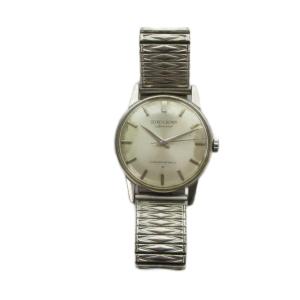 SEIKO CROWN 502 腕時計 自動巻き ロゴ シルバーカラー