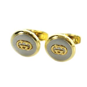 カフスボタン アクセサリー ロゴ ゴールド色 GY18 /MQ OH