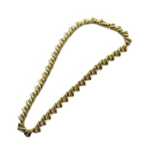 ネックレス アクセサリー ラインストーン ゴールド色 GY18 /MQ